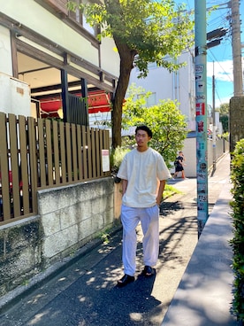 HIROTO SIRAさんの（alfredoBANNISTER | アルフレッドバニスター）を使ったコーディネート