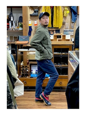 「FELCO（フェルコ）のアイテム」を使った、クボタ ユウイチさん（メンズ・174cm）の冬コーディネート