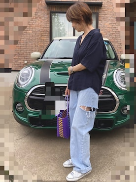 レオンママさん（レディース・153cm）の夏コーディネート