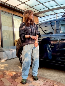 「HERMES（エルメス）のアイテム」を使った、レオンママさん（レディース・153cm）の冬コーディネート