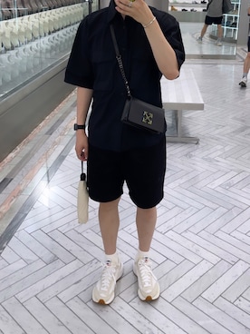 「アイテム（デジタル腕時計）」を使った、√17さん（メンズ・173cm）の夏コーディネート