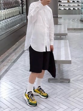 「Sacai（サカイ）のアイテム」を使った、√17さん（メンズ・173cm）の夏コーディネート