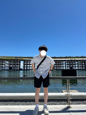 「アイテム（シャツ/ブラウス）」を使った、√17さん（メンズ・173cm・20代）の夏コーディネート