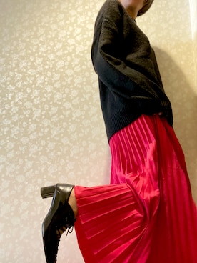 「Ameri（アメリ）のアイテム（パンプス）」を使った、wowear_jiaさん（レディース・165cm）の冬コーディネート