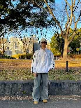 「Reebok（リーボック）のアイテム（ジャケット/アウター）」を使った、かいさん（メンズ・177cm）の冬コーディネート