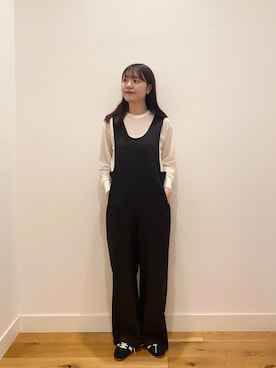 「FORK&SPOON（フォークアンドスプーン）のアイテム（ワンピース）」を使った、せいくらさん（レディース・158cm）の秋コーディネート