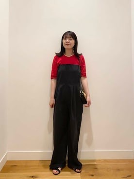 「MARCO BIANCHINI（マルコビアンチーニ）のアイテム」を使った、せいくらさん（レディース・159cm）の夏コーディネート