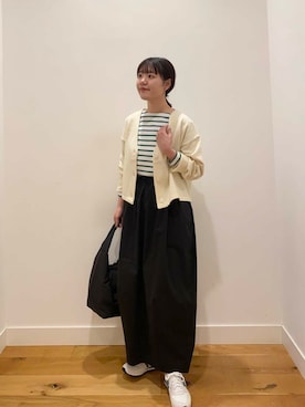 「URBAN RESEARCH DOORS（アーバンリサーチドアーズ）のクッショントート（トートバッグ）」を使った、せいくらさん（レディース・159cm）の冬コーディネート