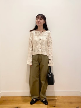 「URBAN RESEARCH DOORS（アーバンリサーチドアーズ）の2WAYスクエアショルダーバッグ（ショルダーバッグ）」を使った、せいくらさん（レディース・158cm）の秋コーディネート