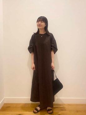 「URTECH」｜「アイテム（ワンピース/ドレス）」を使った、せいくらさん（レディース・159cm）の夏コーディネート