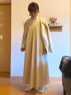 琥珀さん（レディース・154cm）の春コーディネート