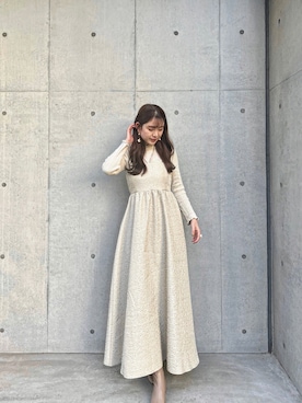 「リエディ」｜「アイテム（ジャンパースカート）」を使った、yuuさん（レディース・170cm）の春コーディネート