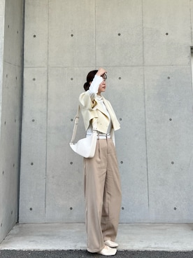 「リエディ」｜「アイテム（パンプス）」を使った、yuuさん（レディース・170cm）の春コーディネート
