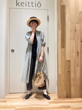 「ナチュラルスタイル」｜「アイテム（その他シューズ）」を使った、タブンネさん（レディース・167cm）の春コーディネート