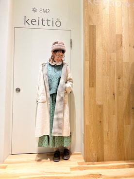 「みどり」｜「アイテム（ジャケット/アウター）」を使った、タブンネさん（レディース・166cm）の冬コーディネート