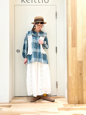 「Samansa Mos2（サマンサ モスモス）のアイテム」を使った、タブンネさん（レディース・166cm）の春コーディネート