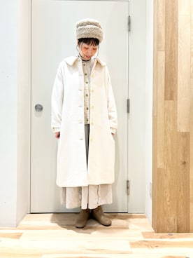 「Samansa Mos2（サマンサ モスモス）のアイテム（ブーツ）」を使った、タブンネさん（レディース・166cm）の冬コーディネート