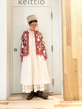 「アイテム（ワンピース/ドレス）」を使った、タブンネさん（レディース・166cm）の冬コーディネート