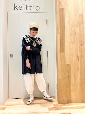 「ナチュラルスタイル」｜「アイテム（帽子）」を使った、タブンネさん（レディース・166cm）の春コーディネート