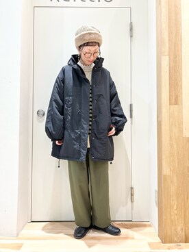 「サマンサモスモス」｜「アイテム（その他アウター）」を使った、タブンネさん（レディース・166cm）の冬コーディネート