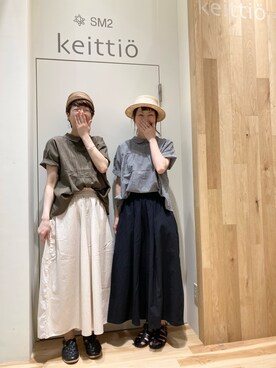 「ナチュラルスタイル」｜「アイテム（その他）」を使った、タブンネさん（レディース・166cm）の夏コーディネート