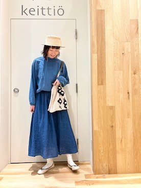 「ナチュラルスタイル」｜「アイテム（帽子）」を使った、タブンネさん（レディース・166cm）の冬コーディネート