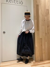 Samansa Mos2（サマンサ モスモス）の「比翼クレリックバンドカラー