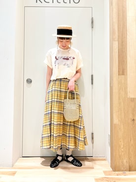 「サマンサモスモス」｜「アイテム（その他）」を使った、タブンネさん（レディース・166cm）の春コーディネート