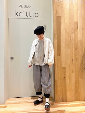 「kazumiコラボ」｜「アイテム（ジャケット/アウター）」を使った、タブンネさん（レディース・166cm）の冬コーディネート