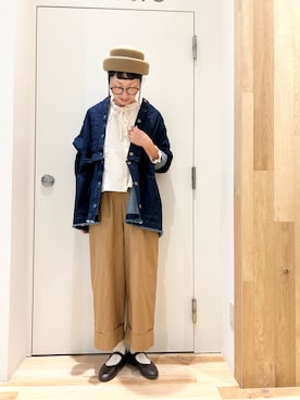 「サマンサモスモス」｜「アイテム（ブルゾン）」を使った、タブンネさん（レディース・166cm）の秋コーディネート