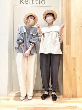 「Samansa Mos2（サマンサ モスモス）のアイテム（シューズ）」を使った、タブンネさん（レディース・166cm）の春コーディネート