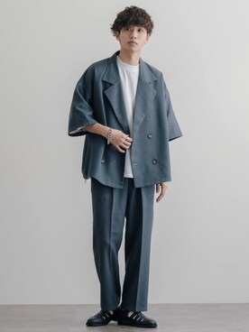 「epnok」｜「アイテム（サンダル）」を使った、Ryotaさん（メンズ・176cm）の夏コーディネート