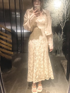 りりか凜凜花🌸さん（レディース・162cm）の春コーディネート