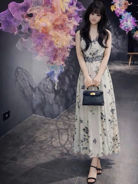 「HERMES（エルメス）のアイテム」を使った、りりか凜凜花🌸さん（レディース・163cm）の春コーディネート