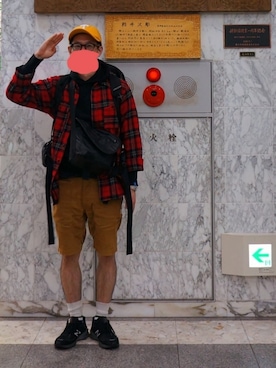 「LOOPWHEELER（ループウィラー）のアイテム（パーカー）」を使った、sshmさん（メンズ・176cm）の秋コーディネート