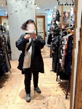 「アイテム（おもちゃ）」を使った、Ms.Rさん（レディース・148cm）の秋コーディネート