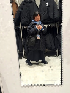 「アイテム（おもちゃ）」を使った、Ms.Rさん（レディース・148cm）の冬コーディネート