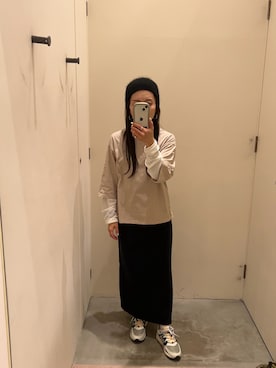 「CHIGNON（シニヨン）のアイテム（トップス）」を使った、kanaさん（レディース・152cm）の冬コーディネート