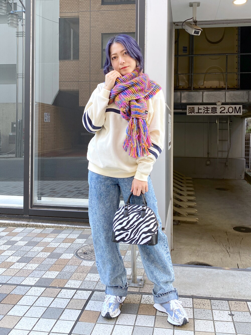 X-girl（エックスガール）の「KNIT SCARF（マフラー）」 - WEAR