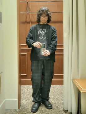 「ブラックウォッチ」｜D.nakamuraさん（メンズ・167cm）の冬コーディネート