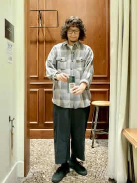 「アイテム（シューズ）」を使った、D.nakamuraさん（メンズ・167cm）の秋コーディネート