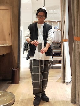 「SILENT SOUND（サイレントサウンド）のアイテム」を使った、D.nakamuraさん（メンズ・170cm）の秋コーディネート