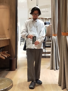 「Charcoal TOKYO（チャコールトーキョー）のアイテム」を使った、D.nakamuraさん（メンズ・170cm）の秋コーディネート