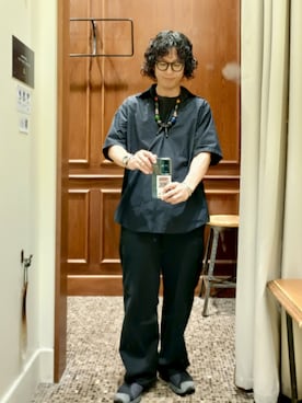 「アイテム（シャツ/ブラウス）」を使った、D.nakamuraさん（メンズ・167cm）の夏コーディネート