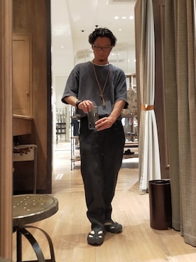 「OLD JOE & CO.（オールドジョーアンドコー）のアイテム」を使った、D.nakamuraさん（メンズ・170cm）の夏コーディネート