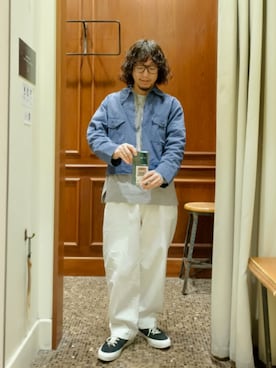 「アイテム（ジャケット/アウター）」を使った、D.nakamuraさん（メンズ・167cm）の秋コーディネート