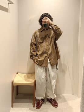 「Our Legacy（アワーレガシー）のアイテム」を使った、D.nakamuraさん（メンズ・167cm）の春コーディネート