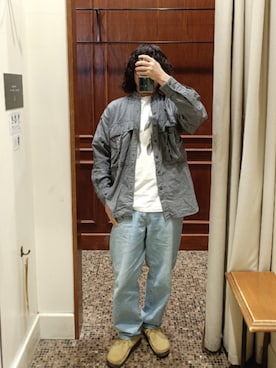 「アイテム（パンツ）」を使った、D.nakamuraさん（メンズ・167cm）の冬コーディネート