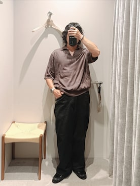 「LOEFF（ロエフ）のアイテム」を使った、D.nakamuraさん（メンズ・167cm）の夏コーディネート