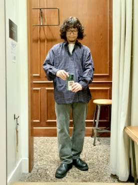 「アイテム（シューズ）」を使った、D.nakamuraさん（メンズ・167cm）の秋コーディネート
